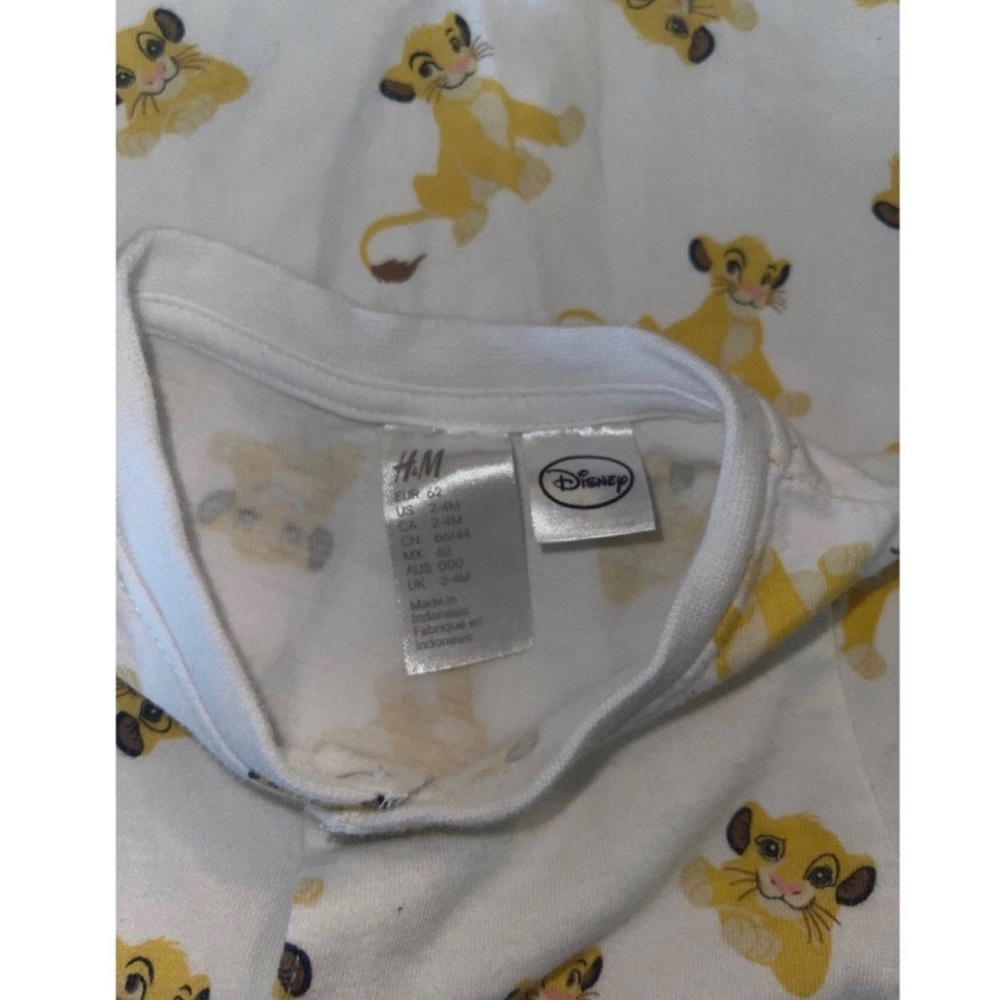 H&M Disney The Lion King Simba Baby One Piece - Picture 4 of 5